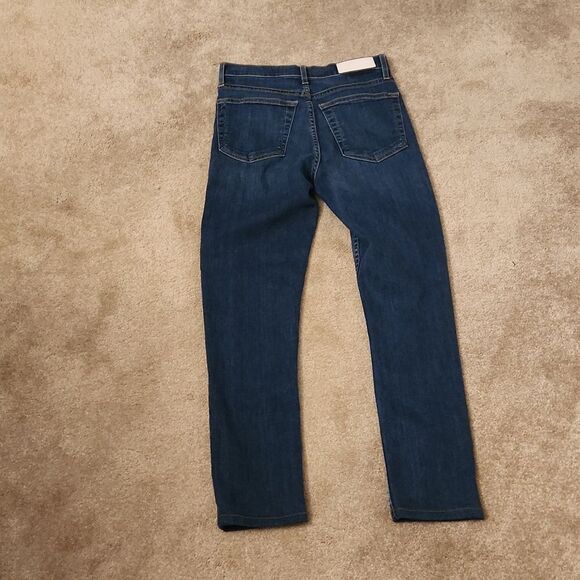 Re/Done Originals Women's Cropped Skinny Jeans w/ 4-Buttons Fly Size 27/4 - Picture 4 of 9